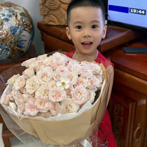 Bó Hoa Hồng Kem 50 Bông